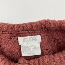 Load image into Gallery viewer, Girls Mamas &amp; Papas, cotton blend knit cardigan, EUC, size 0,  