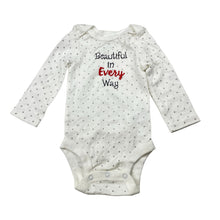Load image into Gallery viewer, Girls BABIES R US, embroidered cotton bodysuit / romper, EUC, size 0000,  