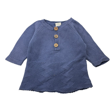 Unisex Tiny Twig, organic cotton knit sweater / jumper, GUC, size 00,  