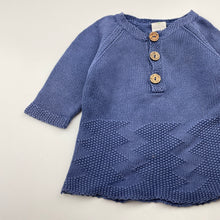 Load image into Gallery viewer, Unisex Tiny Twig, organic cotton knit sweater / jumper, GUC, size 00,  