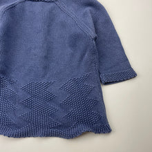 Load image into Gallery viewer, Unisex Tiny Twig, organic cotton knit sweater / jumper, GUC, size 00,  