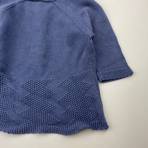 Unisex Tiny Twig, organic cotton knit sweater / jumper, GUC, size 00,  