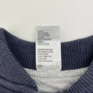 Boys Kids & Co, cotton-lined quilted zip-up sweater, GUC, size 0,  