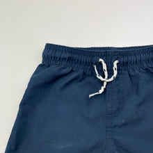 Load image into Gallery viewer, Boys Anko, navy lightweight boardshorts, elasticated, GUC, size 2,  