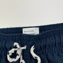 Load image into Gallery viewer, Boys Anko, navy lightweight boardshorts, elasticated, GUC, size 2,  