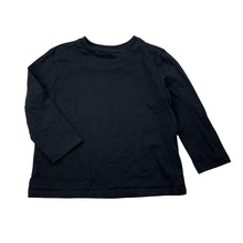 Load image into Gallery viewer, Unisex Anko, black cotton long sleeve tee / top, EUC, size 2,  