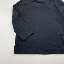 Load image into Gallery viewer, Unisex Anko, black cotton long sleeve tee / top, EUC, size 2,  