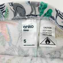 Load image into Gallery viewer, Unisex Anko, stretchy pyjama shorts, elasticated, EUC, size 5,  