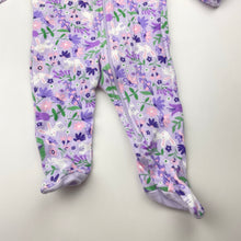 Load image into Gallery viewer, Girls Anko, cotton zip coverall / romper, rabbits, EUC, size 000,  