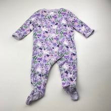 Load image into Gallery viewer, Girls Anko, cotton zip coverall / romper, rabbits, EUC, size 000,  