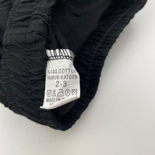 Load image into Gallery viewer, Boys black, cotton shorts, elasticated, Spiderman, EUC, size 2-3,  
