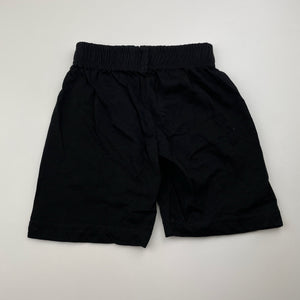Boys black, cotton shorts, elasticated, Spiderman, EUC, size 2-3,  