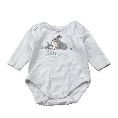 Girls Dymples, organic cotton bodysuit / romper, EUC, size 000,  