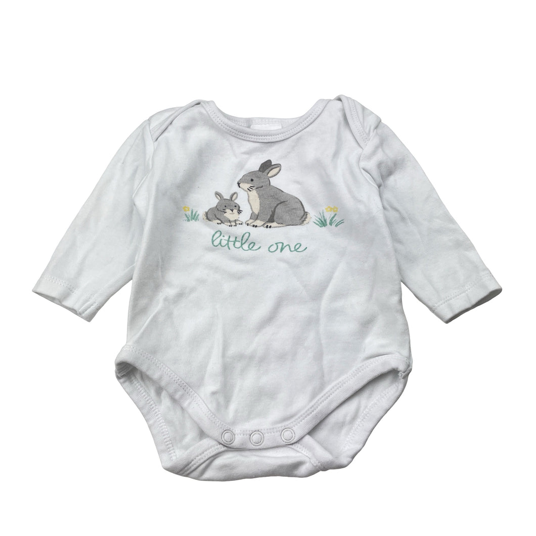 Girls Dymples, organic cotton bodysuit / romper, EUC, size 000,  