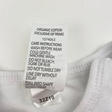 Load image into Gallery viewer, Girls Dymples, organic cotton bodysuit / romper, EUC, size 000,  