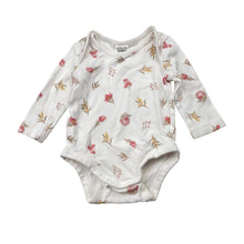 Load image into Gallery viewer, Girls Anko, floral cotton bodysuit / romper, GUC, size 000,  