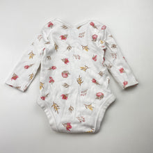 Load image into Gallery viewer, Girls Anko, floral cotton bodysuit / romper, GUC, size 000,  