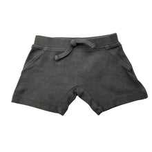 Load image into Gallery viewer, Unisex Anko, grey ribbed shorts, elasticated, GUC, size 00,  