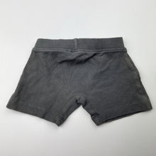 Load image into Gallery viewer, Unisex Anko, grey ribbed shorts, elasticated, GUC, size 00,  
