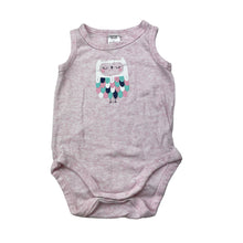 Load image into Gallery viewer, Girls Target, cotton singletsuit romper, owl, GUC, size 1,  