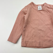 Load image into Gallery viewer, Girls Baby Berry, ribbed long sleeve tee / top, GUC, size 1,  