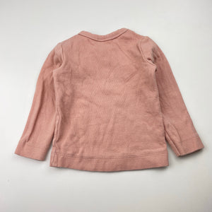 Girls Baby Berry, ribbed long sleeve tee / top, GUC, size 1,  