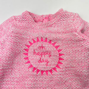 Girls Target, cotton blend knit sweater / jumper, GUC, size 00,  