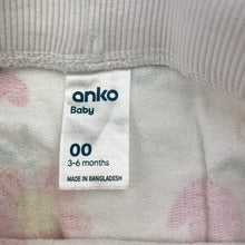 Load image into Gallery viewer, Girls Anko, floral cotton pants / bottoms, elasticated, EUC, size 00,  