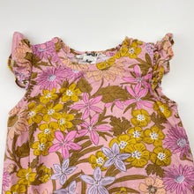 Load image into Gallery viewer, Girls Cotton On, floral cotton summer romper, GUC, size 0,  