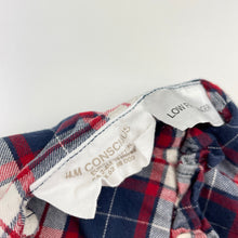 Load image into Gallery viewer, Girls H&amp;M, checked lightweight cotton dress, EUC, size 000, L: 33cm