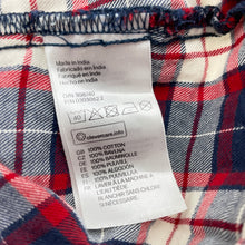 Load image into Gallery viewer, Girls H&amp;M, checked lightweight cotton dress, EUC, size 000, L: 33cm