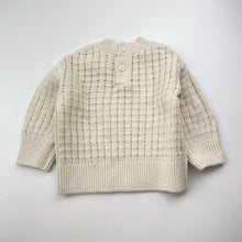 Load image into Gallery viewer, Unisex Baby Berry, organic cotton knit sweater / jumper, EUC, size 0,  