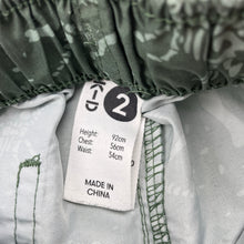 Load image into Gallery viewer, Boys KID, lightweight boardshorts, elasticated, GUC, size 2,  