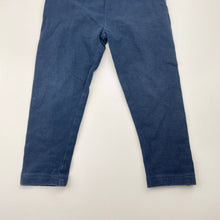 Load image into Gallery viewer, Girls Anko, navy stretchy leggings, elasticated, FUC, size 2,  