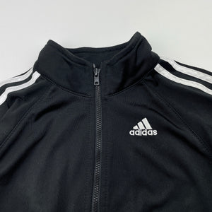 Unisex Adidas, black zip-up track top, FUC, size 2,  