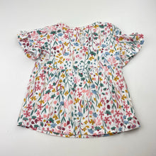 Load image into Gallery viewer, Girls Carter&#39;s, floral cotton tee / top, GUC, size 1,  