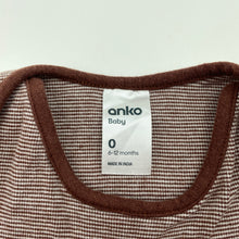 Load image into Gallery viewer, Unisex Anko, soft cotton bodysuit / romper, EUC, size 0,  