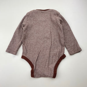 Unisex Anko, soft cotton bodysuit / romper, EUC, size 0,  