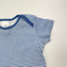 Load image into Gallery viewer, Unisex Target, striped cotton bodysuit / romper, GUC, size 00,  