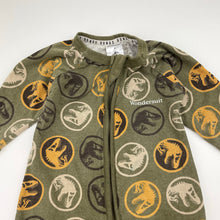 Load image into Gallery viewer, Boys Bonds, x Jurassic Park zip Wondersuit / zippy / romper (wash fade), FUC, size 000,  