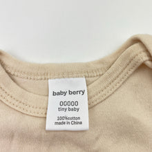 Load image into Gallery viewer, Unisex Baby Berry, cotton bodysuit / romper, EUC, size 0000,  