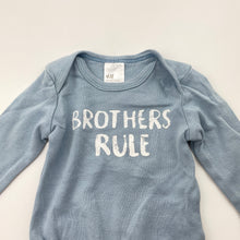 Load image into Gallery viewer, Boys H&amp;M, organic cotton bodysuit / romper, GUC, size 0000,  