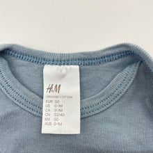 Load image into Gallery viewer, Boys H&amp;M, organic cotton bodysuit / romper, GUC, size 0000,  