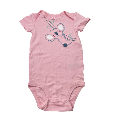 Girls Carter's, cotton bodysuit / romper, koala, EUC, size 1-2,  