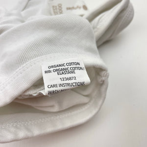 Unisex Dymples, organic cotton bodysuit / romper, GUC, size 0000,  