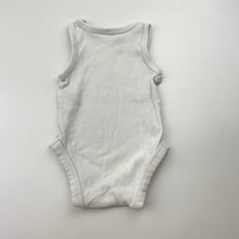 Load image into Gallery viewer, Unisex Dymples, organic cotton bodysuit / romper, GUC, size 0000,  