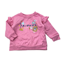 Load image into Gallery viewer, Girls F.R.I.E.N.D.S., lightweight sweater / long sleeve top, EUC, size 1,  