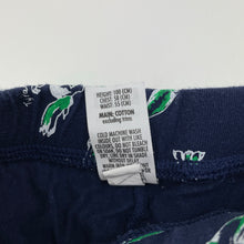 Load image into Gallery viewer, Boys Bonds, navy cotton shorts, elasticated, dinosaurs, GUC, size 3,  