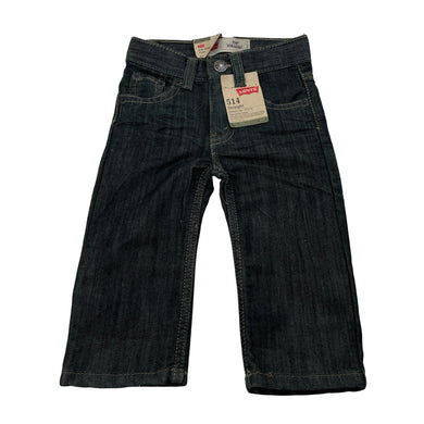 Boys Levi's, 514 straight leg, slim fit jeans, adjustable, inside leg: 22.5cm, NEW, size 0-1,  