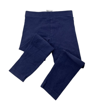 Girls Mango, navy stretchy leggins, inside leg: 35cm, GUC, size 3,  